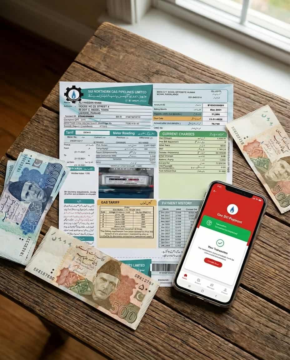 How to Pay Sui Gas Bill Online (JazzCash, EasyPaisa, Banking)